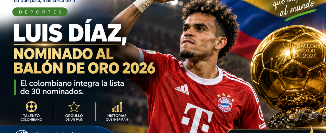 Luis Díaz aparece entre los nominados al Balón de Oro